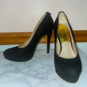 Michael Kors black platform stiletto heels